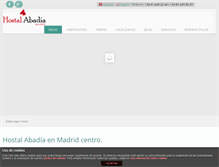 Tablet Screenshot of hostalabadia.com